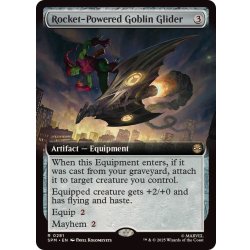 画像1: [EX+](FOIL)(フルアート)ロケット推進ゴブリン・グライダー/Rocket-Powered Goblin Glider《英語》【SPM】