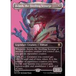 画像1: [EX+](FOIL)(フルアート)(0009)隆起する災い魔、アズラスク/Azlask, the Swelling Scourge《日本語》【M3C】