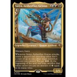 (エッチングFOIL)霊気の俊英、サティア/Satya, Aetherflux Genius《英語》【M3C】