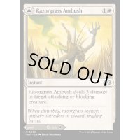 [EX+](FOIL)剃刀草の待ち伏せ/Razorgrass Ambush《英語》【MH3】