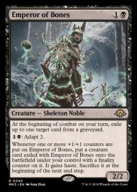[EX](FOIL)骨の皇帝/Emperor of Bones《英語》【MH3】
