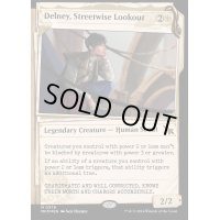 (FOIL)(不可視インク)世慣れた見張り、デルニー/Delney, Streetwise Lookout《日本語》【MKM】