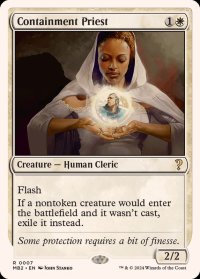 封じ込める僧侶/Containment Priest《英語》【Reprint Cards(Mystery Booster2)】