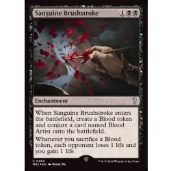 画像1: [EX+](FOIL)血塗られた刷毛/Sanguine Brushstroke《英語》【Reprint Cards(Mystery Booster2)】