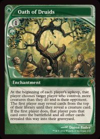 (FOIL)ドルイドの誓い/Oath of Druids《英語》【Reprint Cards(Mystery Booster2)】