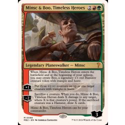 画像1: [EX+]時を超えた英雄、ミンスクとブー/Minsc & Boo, Timeless Heroes《英語》【Reprint Cards(Mystery Booster2)】