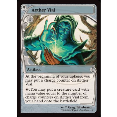 ☆SALE☆霊気の薬瓶/Aether Vial《英語》【Reprint Cards(Mystery Booster2)】