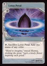 [EX+](FOIL)水蓮の花びら/Lotus Petal《英語》【Reprint Cards(Mystery Booster2)】