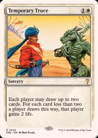 [EX]一時休戦/Temporary Truce《英語》【Reprint Cards(Mystery Booster2)】