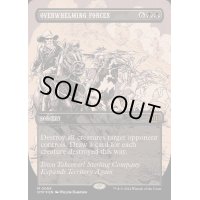 [EX+](テクスチャーFOIL)圧倒的武力/Overwhelming Forces《英語》【OTP】