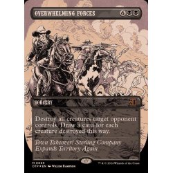 画像1: (テクスチャーFOIL)圧倒的武力/Overwhelming Forces《英語》【OTP】