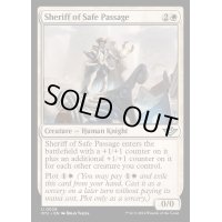 [EX+](FOIL)安全な道の保安官/Sheriff of Safe Passage《英語》【OTJ】