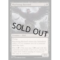 (FOIL)黒鉤のノスリ/Blacksnag Buzzard《英語》【OTJ】