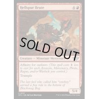 (FOIL)地獄拍車団の粗暴者/Hellspur Brute《英語》【OTJ】