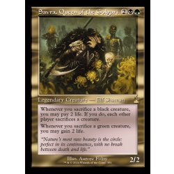 画像1: (ダブルレインボウFOIL)ゴルガリの女王、サヴラ/Savra, Queen of the Golgari《英語》【RVR】