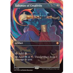 画像1: (FOIL)(フルアート)独創のタリスマン/Talisman of Creativity《英語》【SOC】