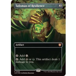画像1: (FOIL)(フルアート)反発のタリスマン/Talisman of Resilience《英語》【SOC】