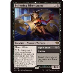 画像1: (FOIL)策謀の能弁術師/Scheming Silvertongue《英語》【SOS】