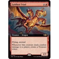(フルアート)黄金狂いの三頭龍/Goldlust Triad《英語》【TDC】