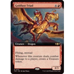 画像1: [EX+](フルアート)黄金狂いの三頭龍/Goldlust Triad《英語》【TDC】