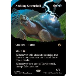 画像1: (FOIL)(フルアート)そぞろ歩く嵐甲羅/Ambling Stormshell《英語》【TDM】