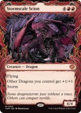 [EX](ショーケース枠)嵐鱗の末裔/Stormscale Scion《英語》【TDM】