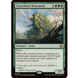 画像1: [EX+](FOIL)孔蹄のビヒモス/Craterhoof Behemoth《英語》【TDM】