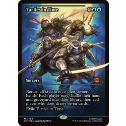 画像1: (FOIL)(ショーケース枠)時を駆けるタートルズ/Turtles in Time《英語》【TMT】