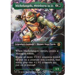 画像1: (フルアート)ぶっとび全開、ミケランジェロ/Michelangelo, Weirdness to 11《英語》【TMT】