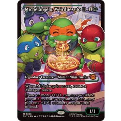 画像1: [EX+](FOIL)(ショーケース枠)ぶっとび全開、ミケランジェロ/Michelangelo, Weirdness to 11《英語》【TMT】