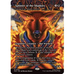 画像1: (FOIL)(フルアート)数多の影のスプリンター/Splinter of the Shadows　//　影の群れの灰毛/Ashcoat of the Shadow Swarm《英語》【PZA】