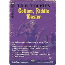 画像1: [EX+](フルアート)なぞなぞ名人、ゴラム/Gollum, Riddle Master《英語》【HOB】