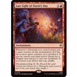 画像1: [EX+](FOIL)ドゥリンの日の最後の明かり/Last Light of Durin's Day《英語》【HOB】