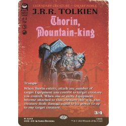 画像1: (フルアート)山の王、ソーリン/Thorin, Mountain-king《英語》【HOB】