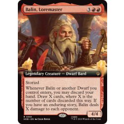 画像1: (FOIL)(フルアート)伝承の大家、バーリン/Balin, Loremaster《英語》【HOB】