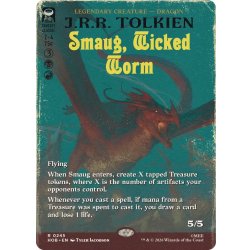 画像1: (フルアート)悪い長虫、スマウグ/Smaug, Wicked Worm《英語》【HOB】