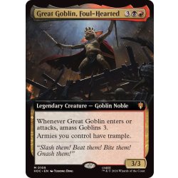 画像1: (フルアート)悪意に満ちたる大ゴブリン/Great Goblin, Foul-Hearted《英語》【HOC】