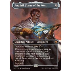 画像1: [EX+](FOIL)(フルアート)西方の焔、アンドゥーリル/Anduril, Flame of the West《英語》【HOC】