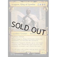 [EX+](銀幕FOIL)(ショーケース枠)ゴンドールの王、アラゴルン/Aragorn, King of Gondor《英語》【LTC】