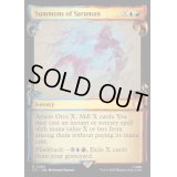 (銀幕FOIL)(ショーケース枠)サルマンの召喚/Summons of Saruman《英語》【LTC】