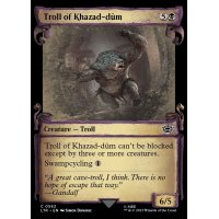 [EX](銀幕FOIL)(ショーケース枠)カザド＝ドゥームのトロール/Troll of Khazad-dum《英語》【LTR】