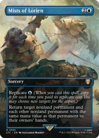 (FOIL)(フルアート)Mists of Lorien《英語》【LTC】