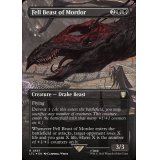 (サージFOIL)(フルアート)Fell Beast of Mordor《英語》【LTC】
