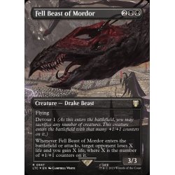 画像1: (サージFOIL)(フルアート)Fell Beast of Mordor《英語》【LTC】