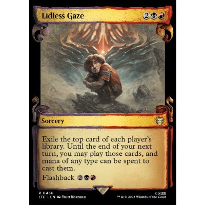 (ショーケース枠)まぶた無き御目の凝視/Lidless Gaze《英語》【LTC】