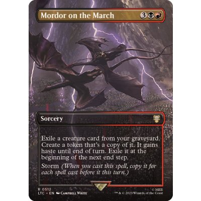 (FOIL)(フルアート)Mordor on the March《英語》【LTC】