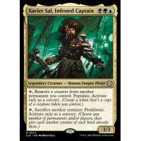 (FOIL)寄生された船長、ザビエル・サル/Xavier Sal, Infested Captain《英語》【LCC】