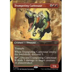 画像1: [EX+](フルアート)嘶くカルノサウルス/Trumpeting Carnosaur《英語》【LCI】