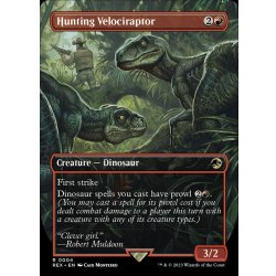 画像1: (FOIL)(フルアート)狩りをするヴェロキラプトル/Hunting Velociraptor《英語》【REX】