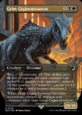 (紋章FOIL)(フルアート)残忍なギガノトサウルス/Grim Giganotosaurus《英語》【REX】